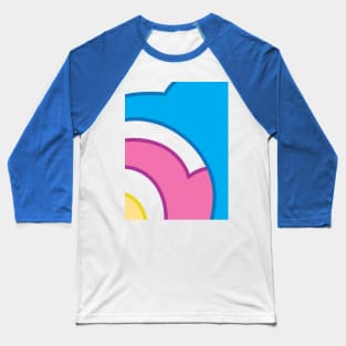 Freehand Abstract Design Baseball T-Shirt